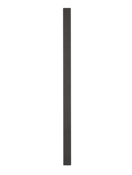 Nova Luce LED Außen-Wandleuchte Aneth 20W warmweiss 3000K IP65 salzwasserfest Schwarz Aluminium 104x5cm 9923410