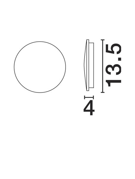 Nova Luce LED Außen-Wandleuchte Copper 7W warmweiss 3000K IP65 salzwasserfest Weiß Aluminium Ø13,5cm 9923411