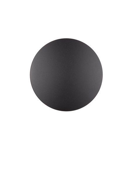 Nova Luce LED Außen-Wandleuchte Copper 7W warmweiss 3000K IP65 salzwasserfest Schwarz Aluminium Ø13,5cm 9923412