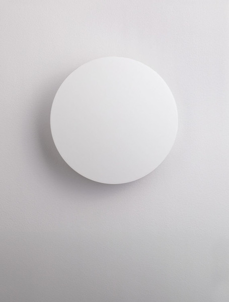 Nova Luce LED Außen-Wandleuchte Copper 12W warmweiss 3000K IP65 salzwasserfest Weiß Aluminium Ø24cm 9923415