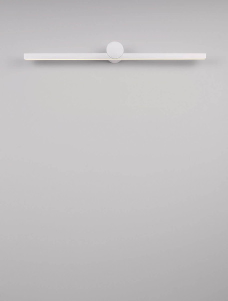 Nova Luce LED Außen-Wandleuchte Breggo 17W warmweiss 3000K IP54 Weiß Aluminium 81x10cm 9923421