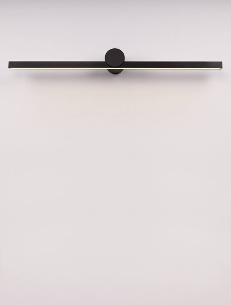 Nova Luce LED Außen-Wandleuchte Breggo 17W warmweiss 3000K IP54 Schwarz Aluminium 81x10cm 9923422