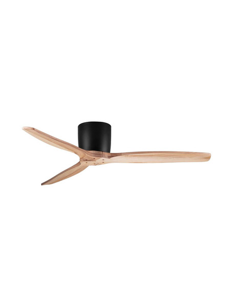 Nova Luce Deckenventilator Ninemia Schwarz Holz Metall Ø132cm 9952370