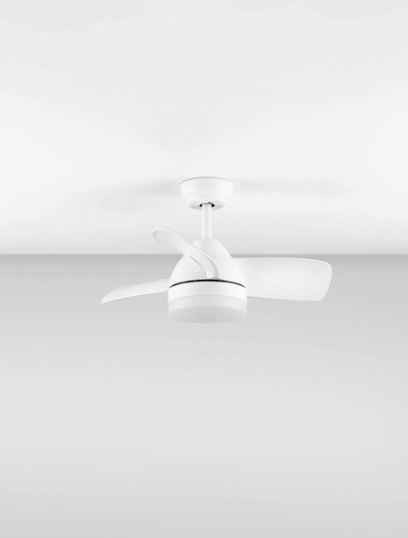 Nova Luce LED Deckenventilator Nerina 18W Weiß Metall Ø76cm 9952379