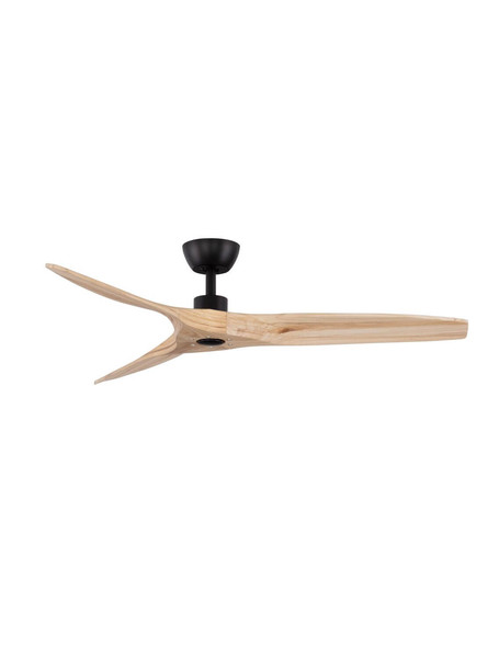 Nova Luce Deckenventilator Arcadia Schwarz Holz Metall Ø132cm 9953199