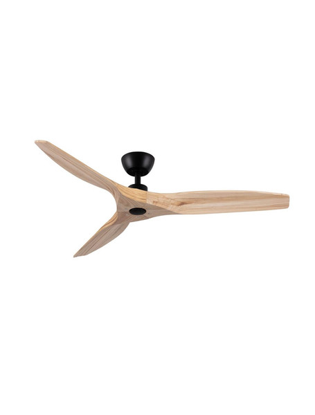 Nova Luce Deckenventilator Arcadia Schwarz Holz Metall Ø132cm 9953199