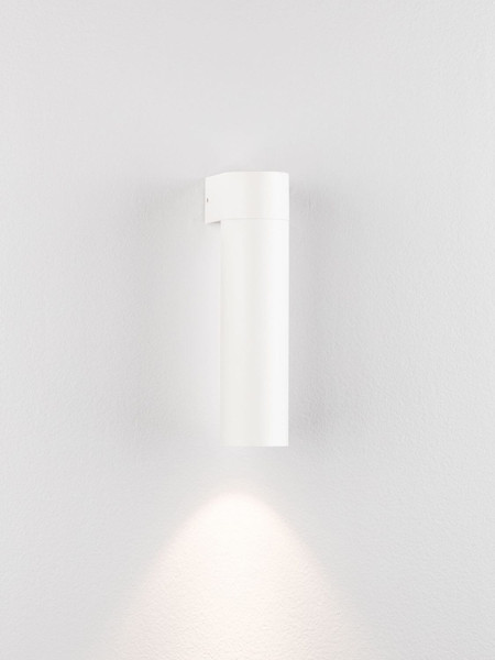 Nova Luce LED Außen-Wandleuchte Lusy 5W warmweiss 3000K IP65 salzwasserfest Weiß Aluminium Ø5cm 9971458