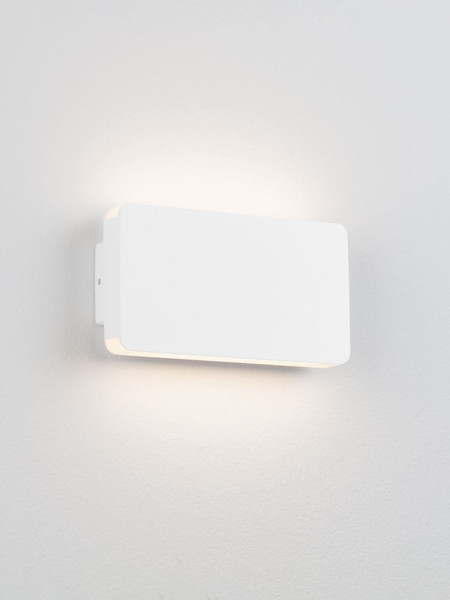 Nova Luce LED Außen-Wandleuchte Artu 10W warmweiss 3000K IP65 Weiß Aluminium 17,5x9,5cm 9971461