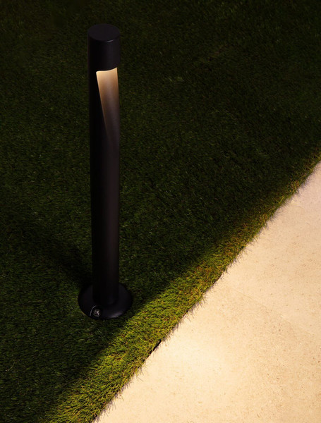 Nova Luce LED Wegeleuchte Nooi 6W warmweiss 3000K IP65 salzwasserfest Anthrazit Aluminium 60cm 9971467