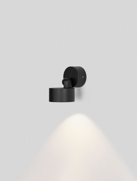 Nova Luce LED Außen-Wandleuchte Helmet schwenkbar 10W warmweiss 3000K IP65 salzwasserfest Anthrazit Aluminium Ø9cm 9971469