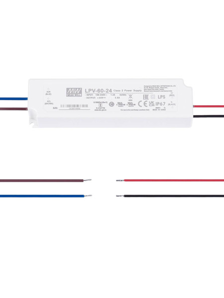 Nova Luce LED Treiber, Netzteil 24V 60W 16x4cm 9980575