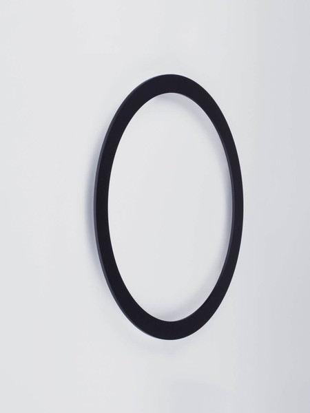 Nova Luce LED Wandleuchte Lyb 32W warmweiss 3000K Schwarz Aluminium Ø50cm 9980577