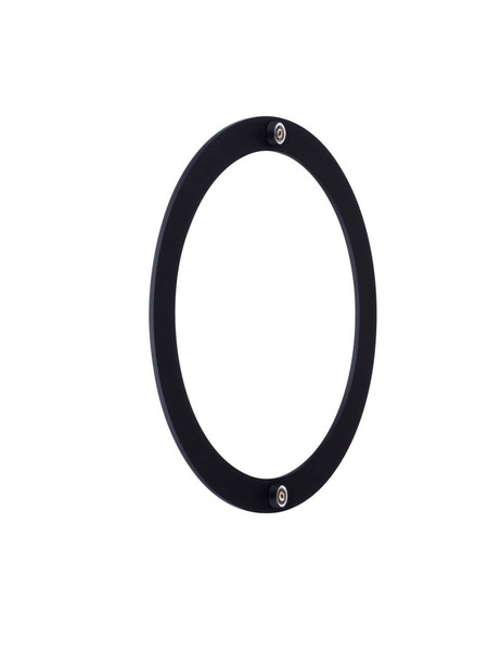 Nova Luce LED Wandleuchte Lyb 27W warmweiss 3000K Schwarz Aluminium Ø40cm 9980578