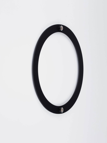 Nova Luce LED Wandleuchte Lyb 27W warmweiss 3000K Schwarz Aluminium Ø40cm 9980578