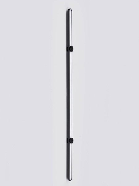 Nova Luce LED Wandleuchte Lyb 19W warmweiss 3000K Schwarz Aluminium 85x4cm 9980581