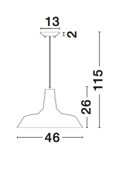 Nova Luce OSTERIA Pendelleuchte E27 Weiß 115x46cm dimmbar 420202