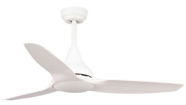 Nova Luce SAMOA LED Ventilator Weiß 18W Warmweiss 35-48x122cm 5267301