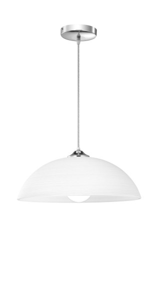 Nova Luce VINCA Pendelleuchte E27 Weiß 100x40cm dimmbar 600822