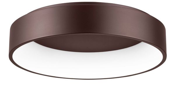 Nova Luce RANDO LED Deckenleuchte Kaffeebraun 42W Warmweiss 13x60cm 6167210
