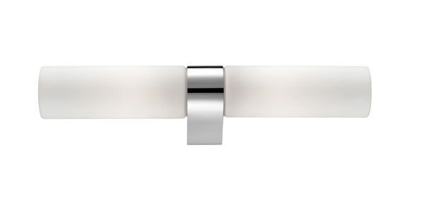 Nova Luce POLO Wandleuchte E14 2-fach Chrom IP44 40x6,5x5cm dimmbar 6310541