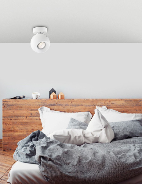 Nova Luce TORE Deckenleuchte GU10 Weiß 15x12cm dimmbar 665001