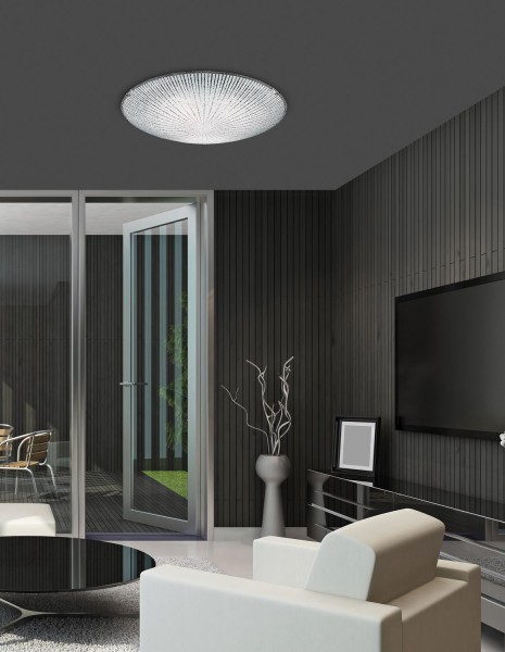 Nova Luce SHELL Deckenleuchte E27 3-fach Weiß 9,5x40cm dimmbar 702203