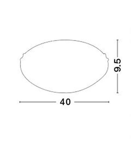 Nova Luce SHELL Deckenleuchte E27 3-fach Weiß 9,5x40cm dimmbar 702203