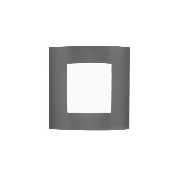 Nova Luce ZENITH Wandleuchte E27 Grau 12W IP44 23x9,5x26,4cm dimmbar 713514