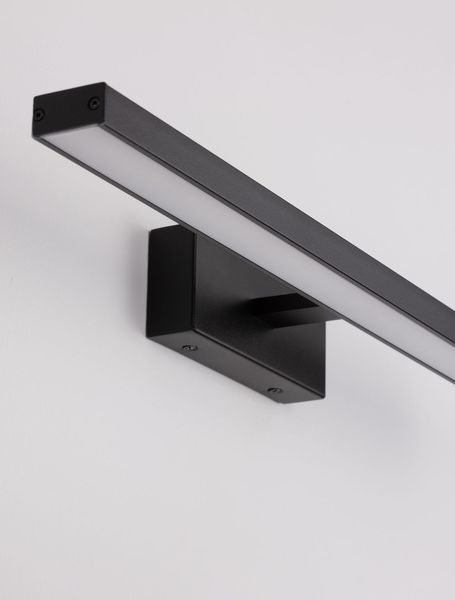 Nova Luce FLAT LED Wandleuchte Schwarz 18W IP44 Warmweiss 63x9x7,5cm 787011