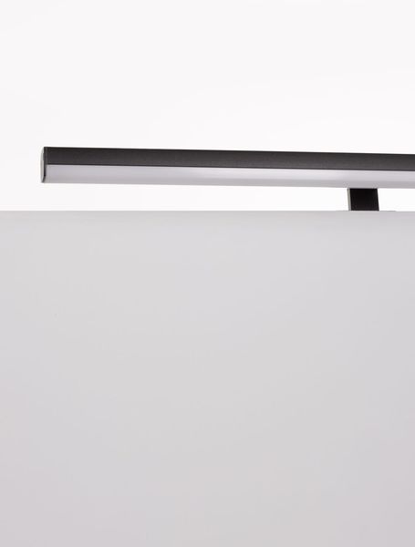 Nova Luce GLIM LED Wandleuchte Schwarz 18W IP44 Warmweiss 63x6,5x6,5cm 787015