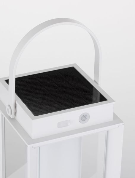 Nova Luce VERHAL LED Dekorative Stehleuchte Weiß 2W IP54 Warmweiss 16x16x47,5cm dimmbar 9002861