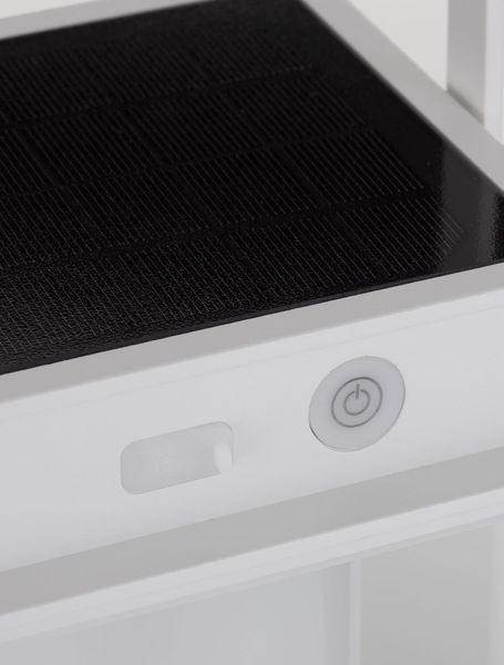 Nova Luce VERHAL LED Dekorative Stehleuchte Weiß 2W IP54 Warmweiss 16x16x47,5cm dimmbar 9002861