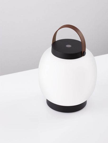 Nova Luce JIGRA LED Dekorative Stehleuchte Schwarz 2W IP54 Warmweiss 16x16x22,8cm dimmbar 9002876