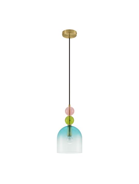 Nova Luce MURANO Pendelleuchte E14 Gold 184,5x16cm dimmbar 9009233