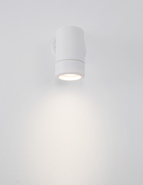 Nova Luce LIMBIO Wandleuchte GU10 Weiß 7W IP54 6x8,5x12cm dimmbar 9010601
