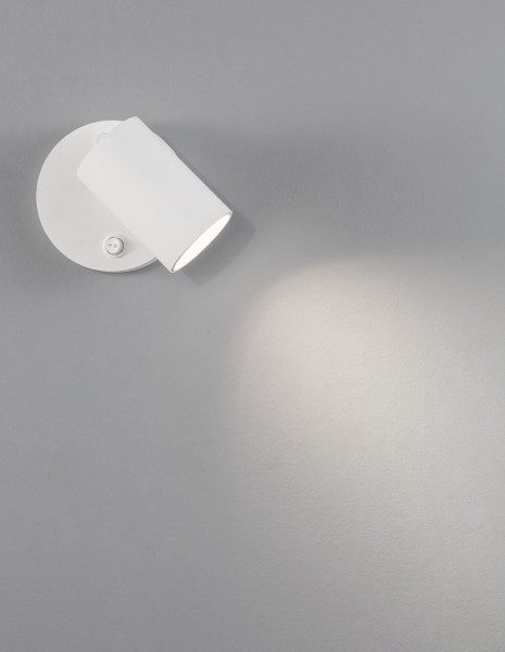 Nova Luce NET Wandleuchte GU10 Weiß 10,5x5,7cm dimmbar 9011921