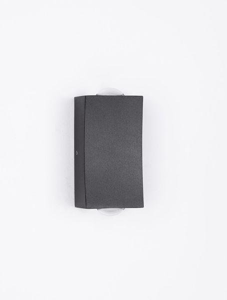 Nova Luce DEWEI LED Wandleuchte Schwarz 2x2W IP54 Warmweiss 5x4x9cm 9026117