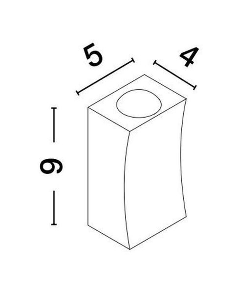 Nova Luce DEWEI LED Wandleuchte Schwarz 2x2W IP54 Warmweiss 5x4x9cm 9026117
