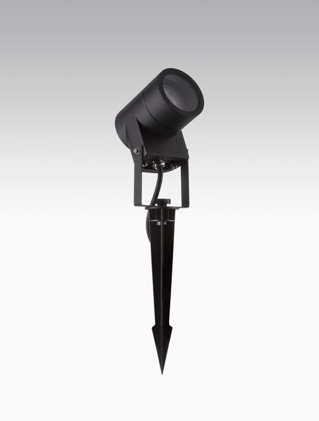 Nova Luce VIDA Spießleuchte GU10 Schwarz 10W IP65 7x9,5x21cm dimmbar 9026128