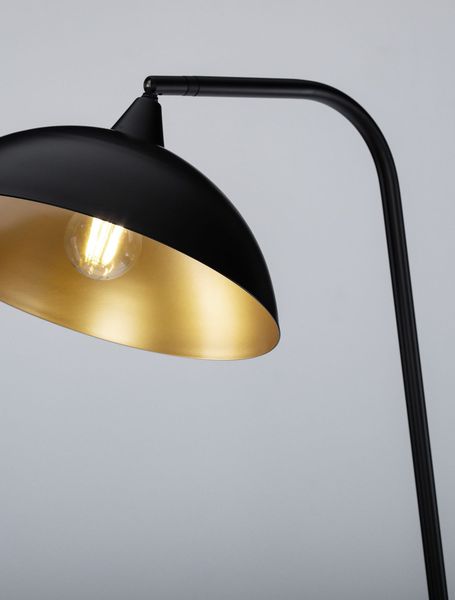 Nova Luce MIRBA Stehlampe E27 Schwarz 160x27cm 9035982
