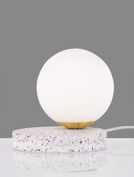 Nova Luce BESON Tischleuchte E14 Grau 15x17,5x18cm 9050167