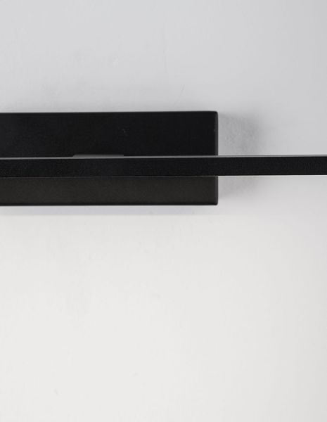 Nova Luce MONDRIAN LED Wandleuchte Schwarz 12W IP44 Warmweiss 41,5x14x6cm 9053122