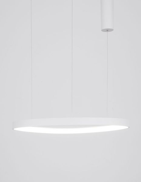 Nova Luce ESTEVA LED Pendelleuchte Weiß 47W Warmweiss 150x65cm dimmbar 9053551