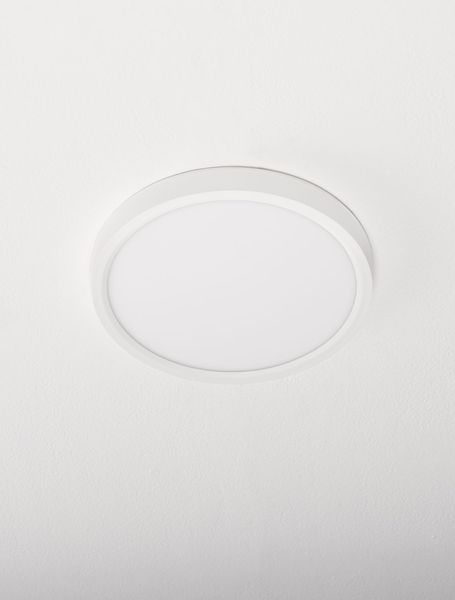 Nova Luce DIXIE LED Deckenleuchte Weiß 18W Steuerbare Lichtfarbe 2,5x22cm 9060186