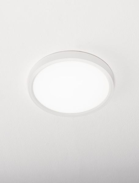 Nova Luce DIXIE LED Deckenleuchte Weiß 18W Steuerbare Lichtfarbe 2,5x22cm 9060186