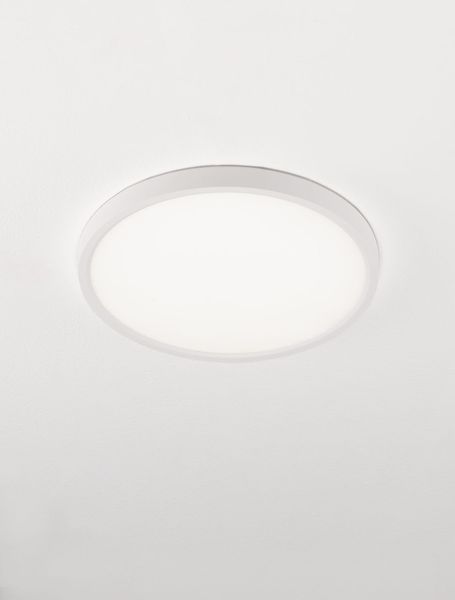 Nova Luce DIXIE LED Deckenleuchte Weiß 24W Steuerbare Lichtfarbe 2,5x30cm 9060188