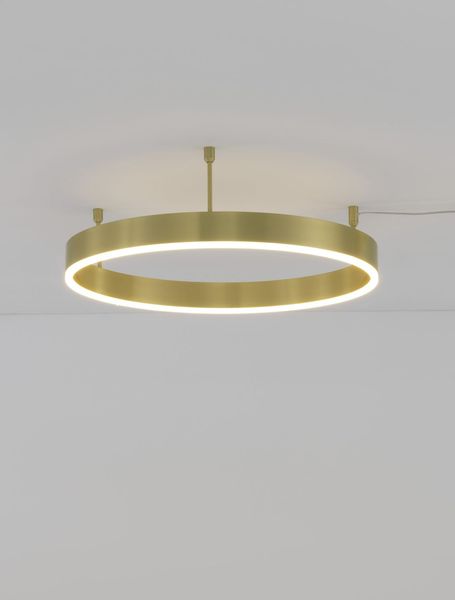 Nova Luce MOTIF LED Deckenleuchte Bronze 46W Warmweiss 60x1,2x18cm dimmbar 9063600