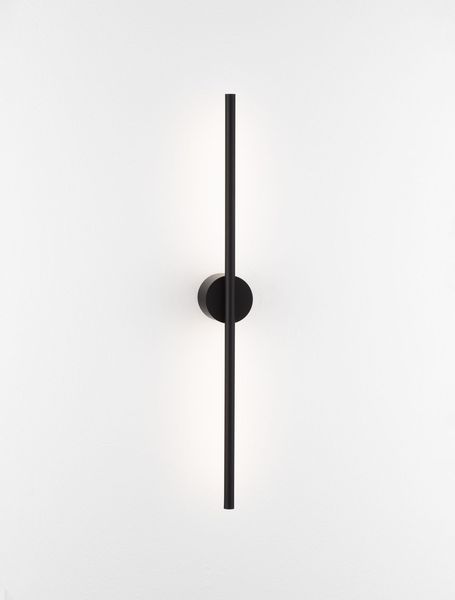 Nova Luce ADEN LED Wandleuchte Schwarz 10W Warmweiss 1,5x7,3x60cm 9081102