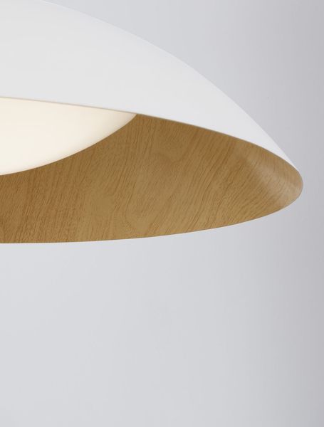 Nova Luce GLIM LED Pendelleuchte Weiß 42W Warmweiss 120x58cm dimmbar 9081280