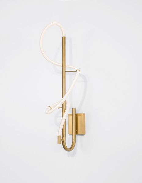 Nova Luce CERELIA LED Wandleuchte Messing 17,7W Warmweiss 90x30cm 9082095